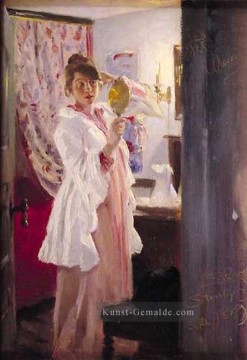  Marie Galerie - Marie en el espejo 1889 Peder Severin Kroyer